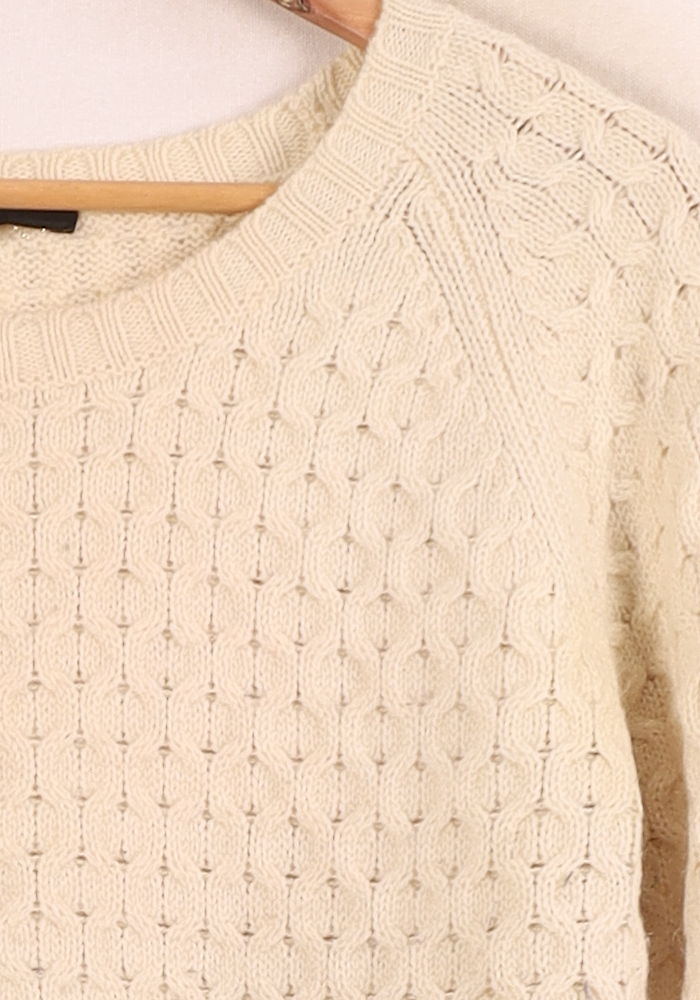 Pull Blanc - Taille L/40 de la marque Maje | PARAD55797 - Vendu par Paradigme - Image 3