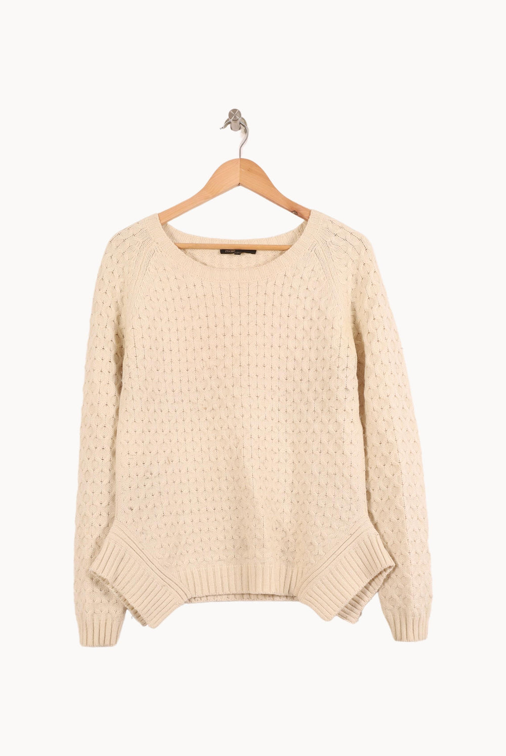 Pull Blanc - Taille L/40 de la marque Maje | PARAD55797 - Vendu par Paradigme - Image 2