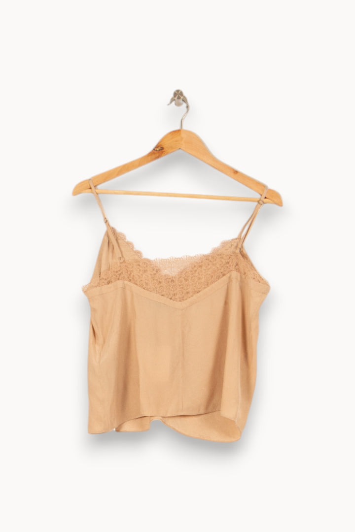 Débardeur Beige - Taille S/36 de la marque The Kooples | PARAD55802 - Vendu par Paradigme - Image 4