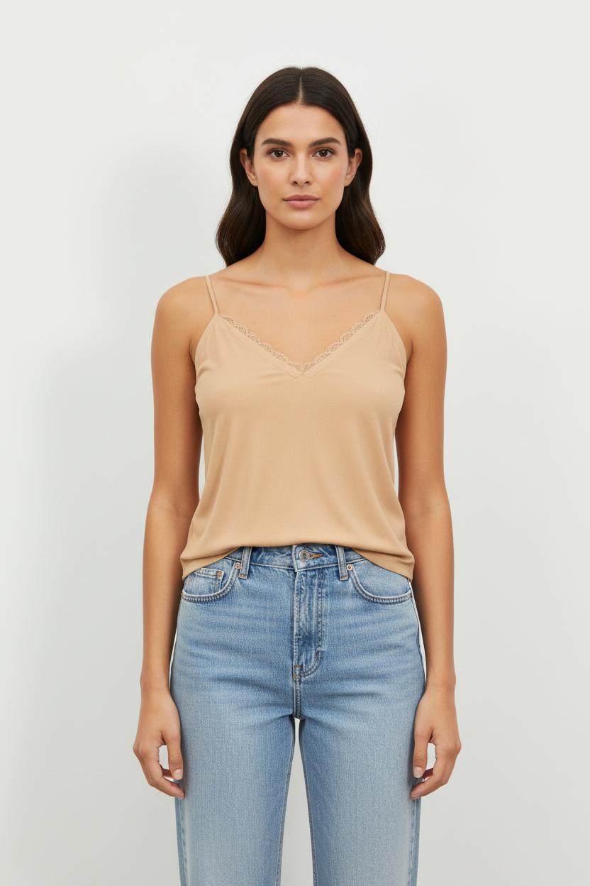 Débardeur Beige - Taille S/36