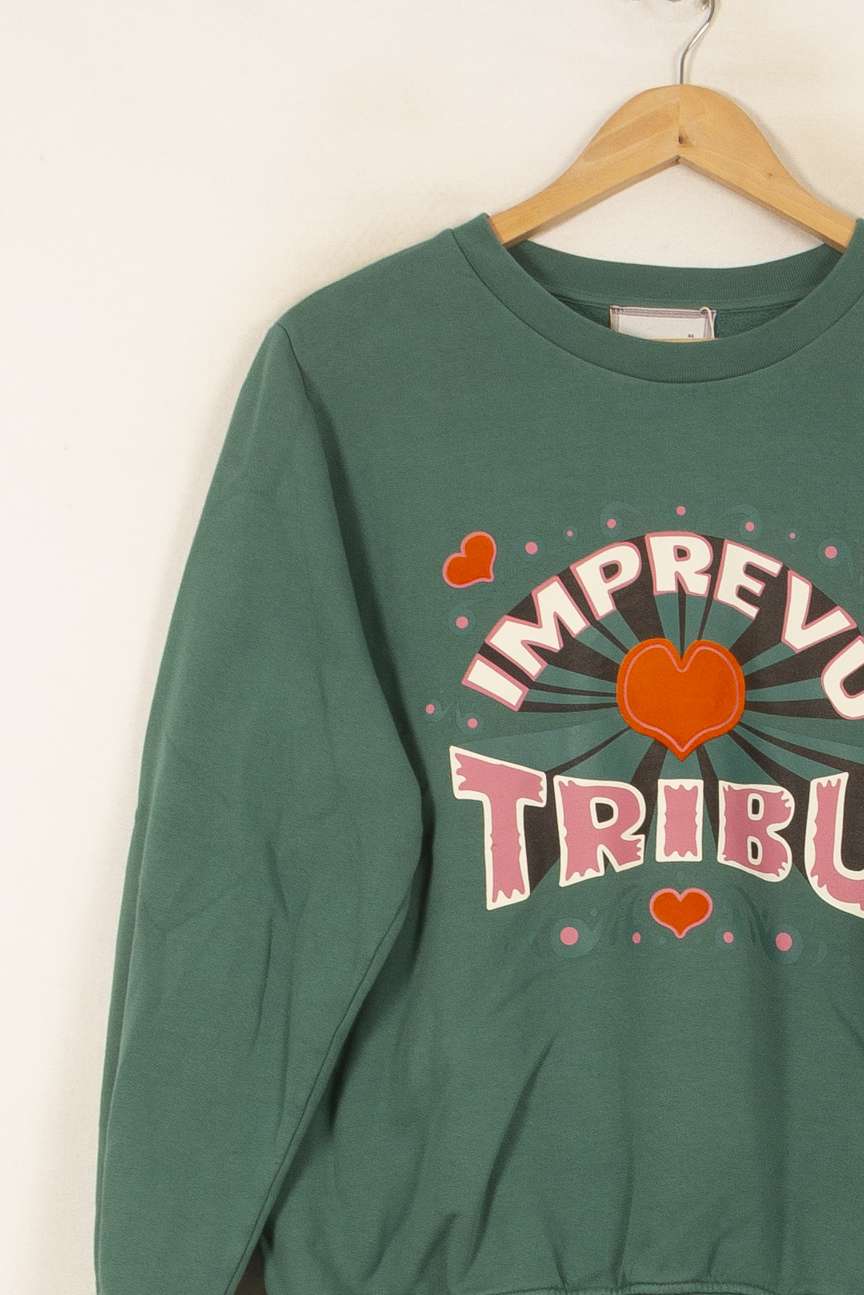 Sweat Vert - Taille XS/34 de la marque Imprevu | PARAD55803 - Vendu par Paradigme - Image 3