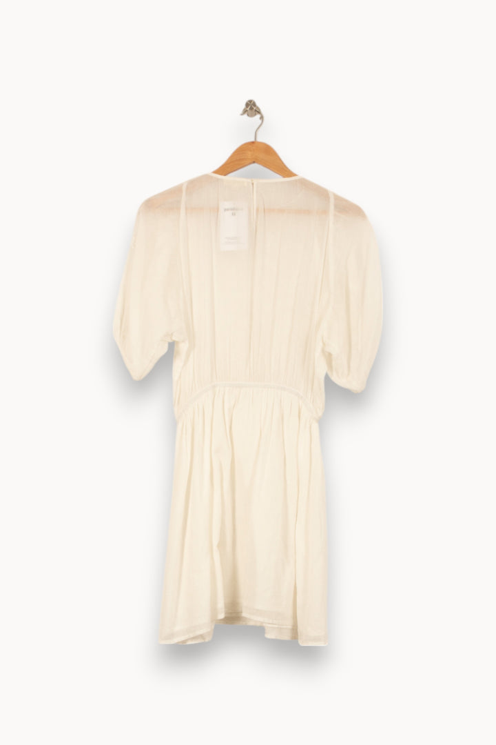 Robe Courte Blanche - Taille S/36 de la marque Louise Misha | PARAD55804 - Vendu par Paradigme - Image 4