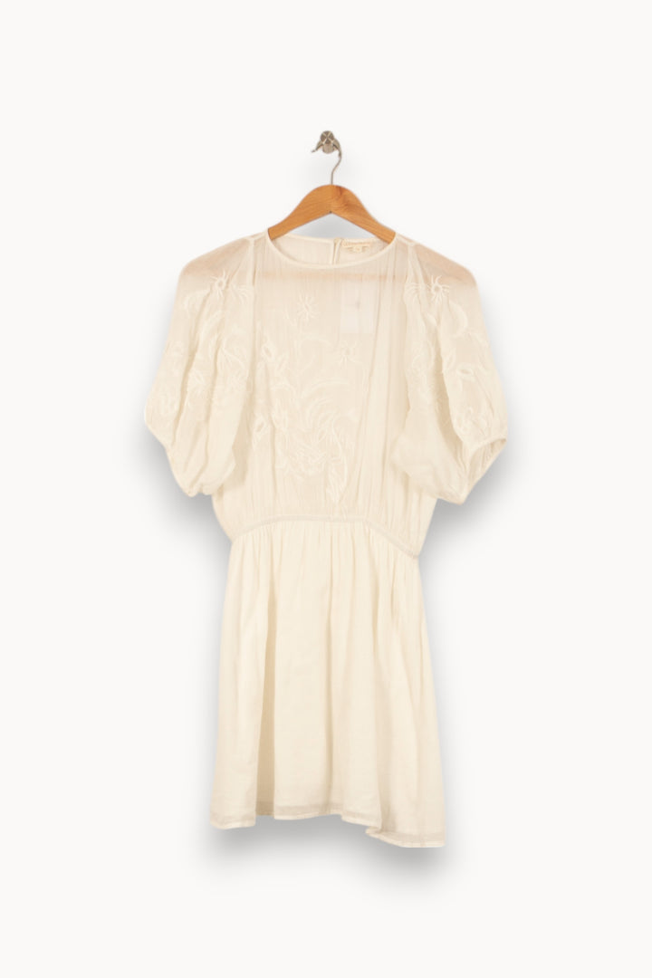 Robe Courte Blanche - Taille S/36 de la marque Louise Misha | PARAD55804 - Vendu par Paradigme - Image 2