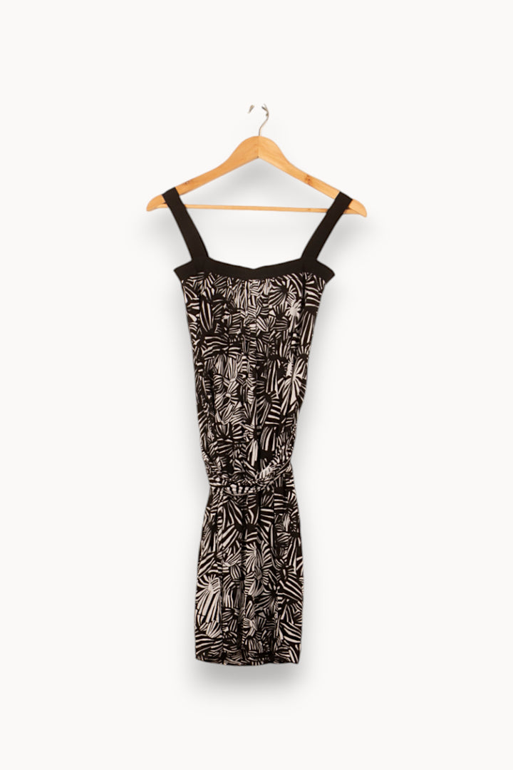Robe Courte Noire et Blanche - Taille M/38 de la marque Max Mara | PARAD55806 - Vendu par Paradigme - Image 4