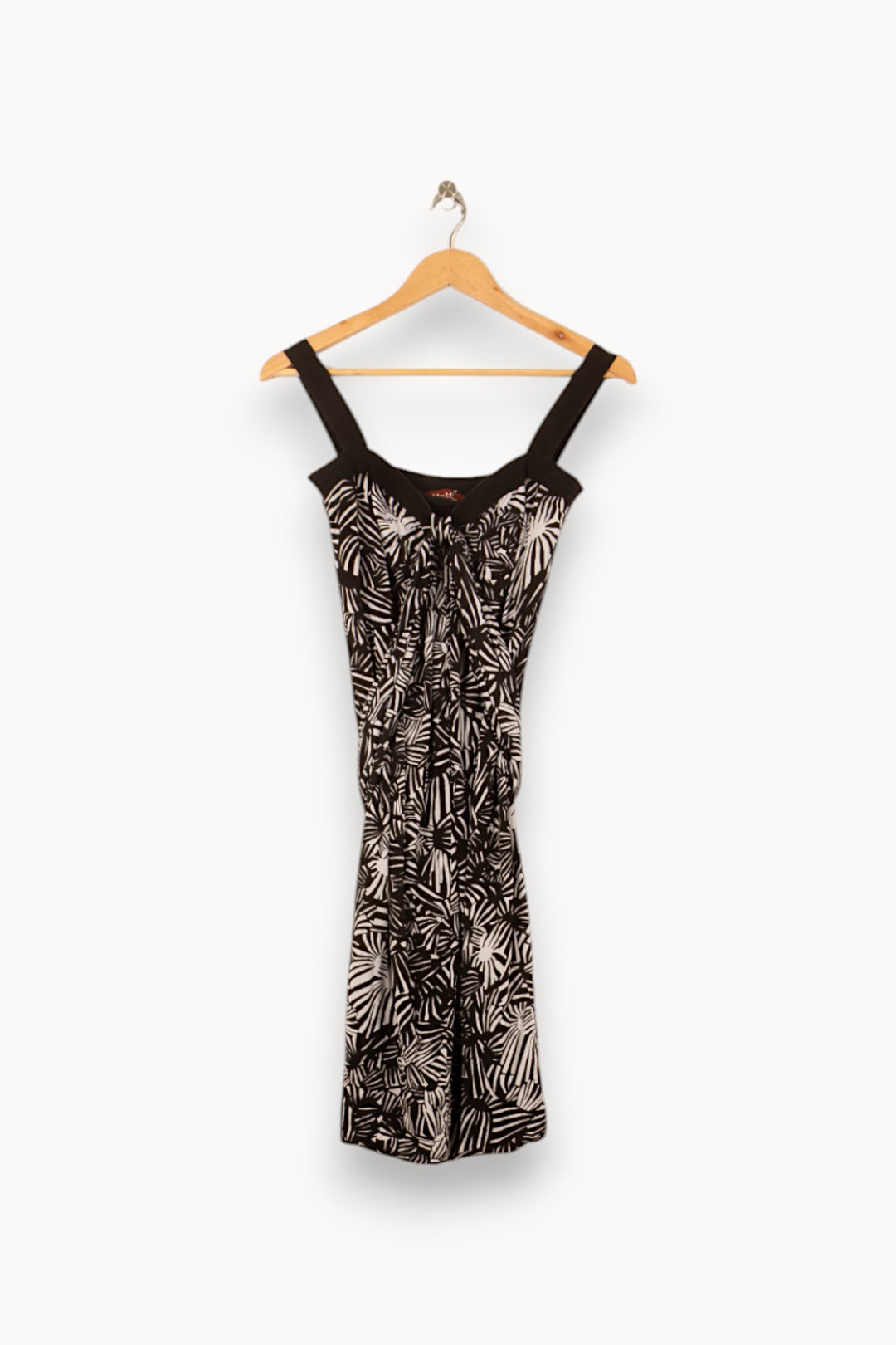 Robe Courte Noire et Blanche - Taille M/38 de la marque Max Mara | PARAD55806 - Vendu par Paradigme - Image 2