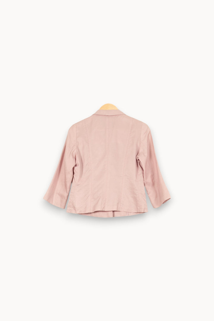 Blazer Rose - Taille S/36 de la marque Max Mara | PARAD55810 - Vendu par Paradigme - Image 4
