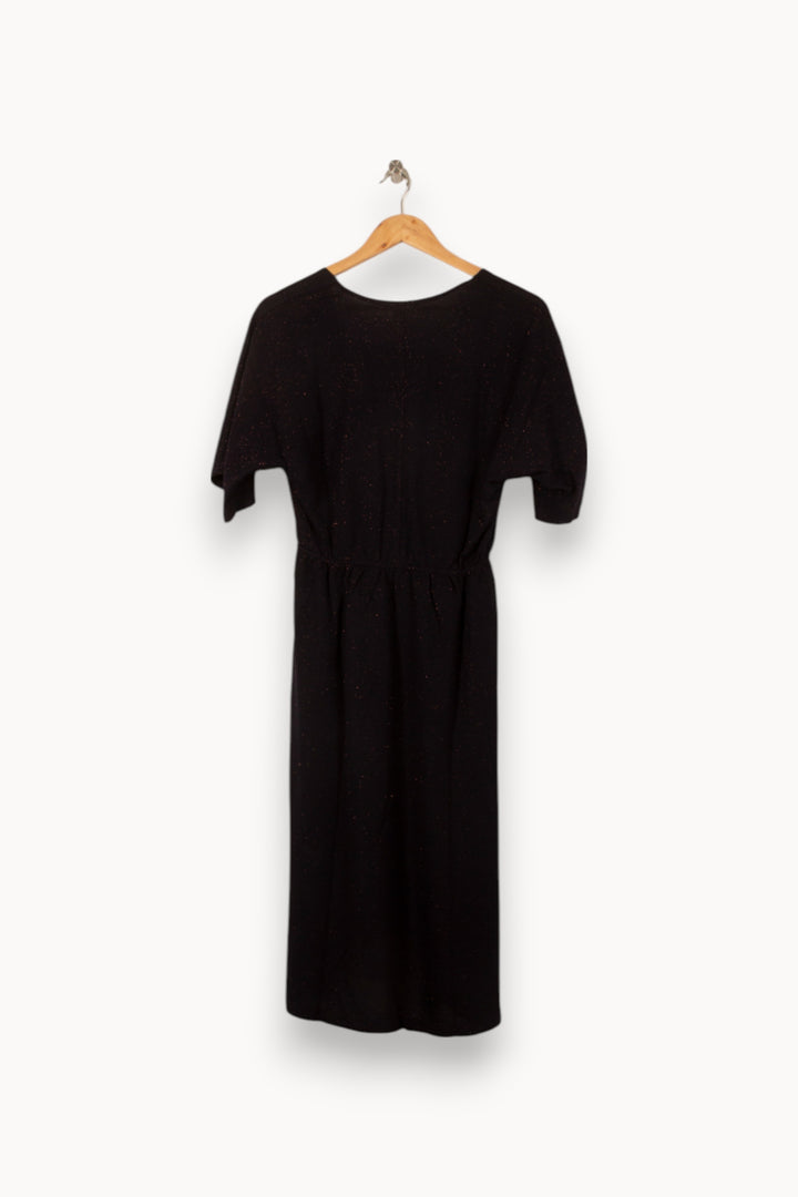 Robe Midi Noire - Taille XS/34 de la marque Des petits hauts | PARAD55812 - Vendu par Paradigme - Image 4