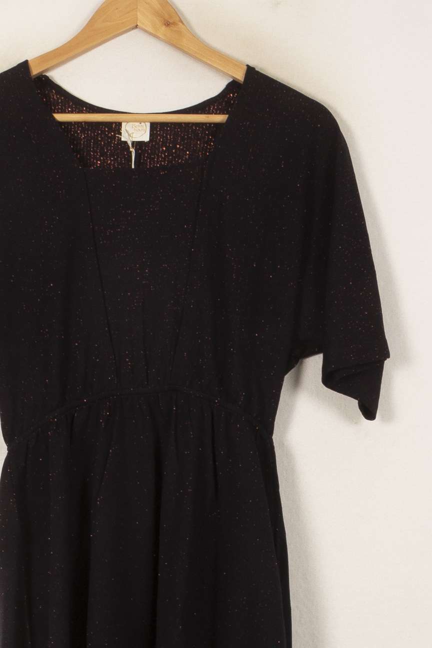 Robe Midi Noire - Taille XS/34 de la marque Des petits hauts | PARAD55812 - Vendu par Paradigme - Image 3