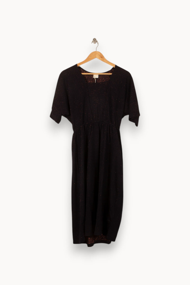 Robe Midi Noire - Taille XS/34 de la marque Des petits hauts | PARAD55812 - Vendu par Paradigme - Image 2