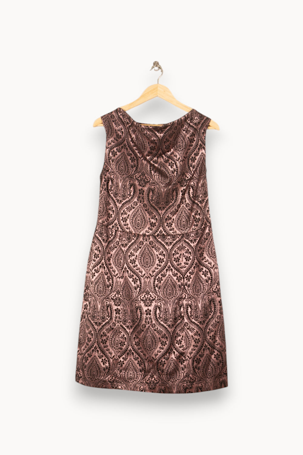 Robe Évasée Rose et Noir - Taille S/36 de la marque Max Mara | PARAD55814 - Vendu par Paradigme - Image 2