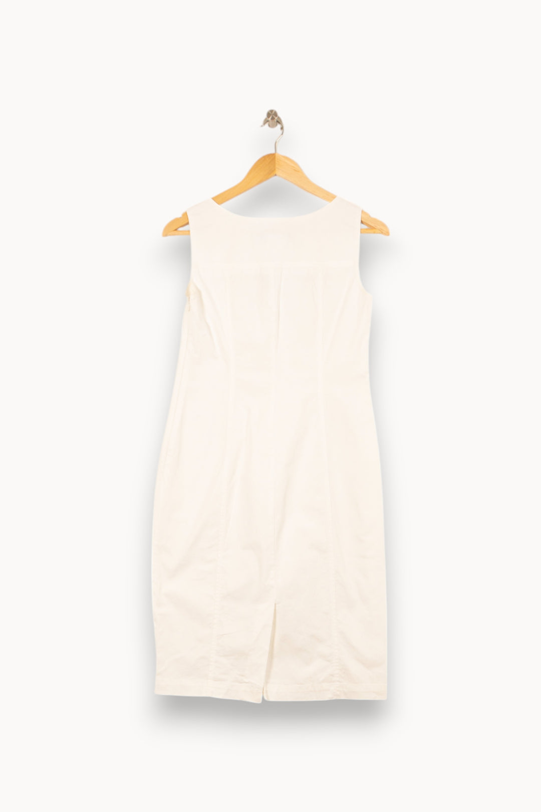Robe Sans Manches Blanche - Taille L/40 de la marque Weekend Max Mara | PARAD55815 - Vendu par Paradigme - Image 4