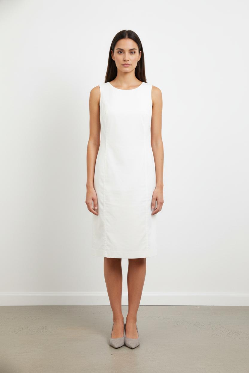Robe Sans Manches Blanche - Taille L/40
