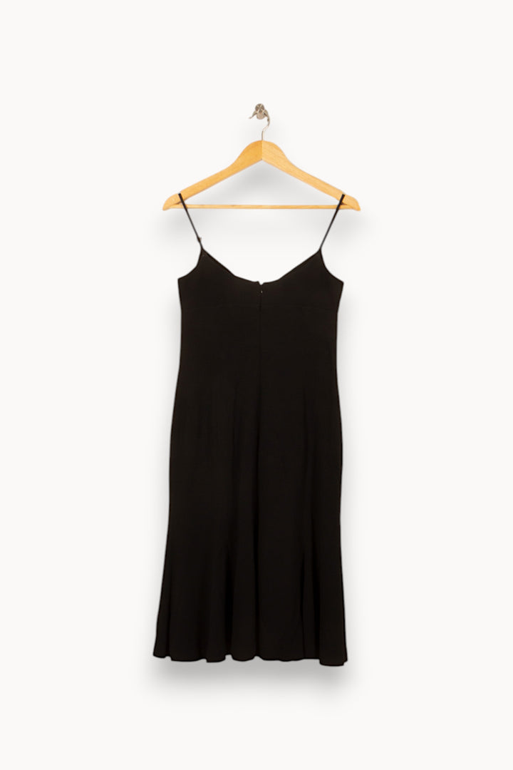 Robe Nuisette Noire - Taille L/40 de la marque Max Mara | PARAD55816 - Vendu par Paradigme - Image 4