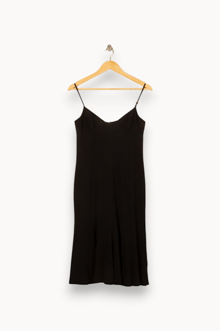 Robe Nuisette Noire - Taille L/40 de la marque Max Mara | PARAD55816 - Vendu par Paradigme - Image 2