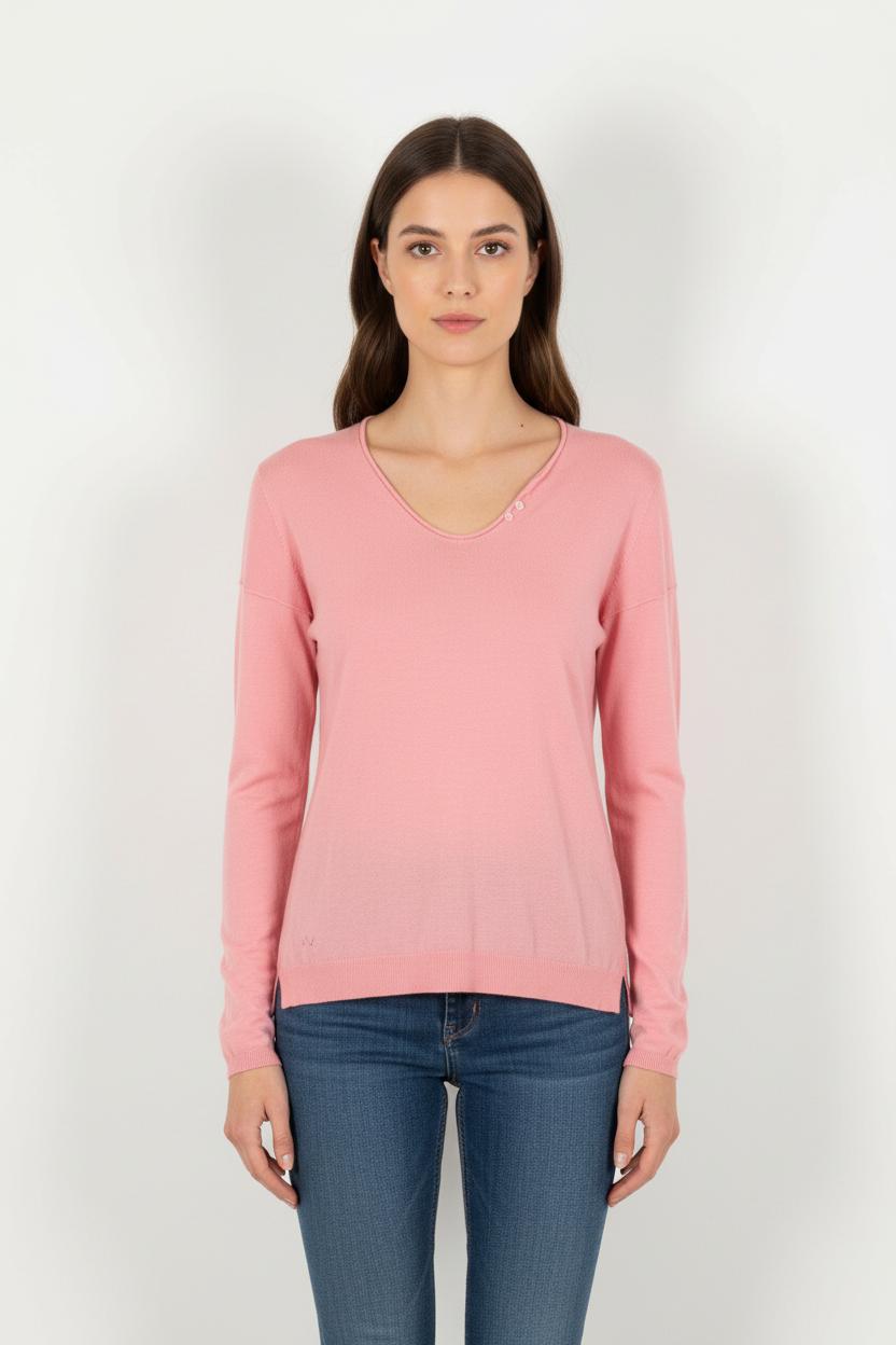 Pull Rose - Taille S/36
