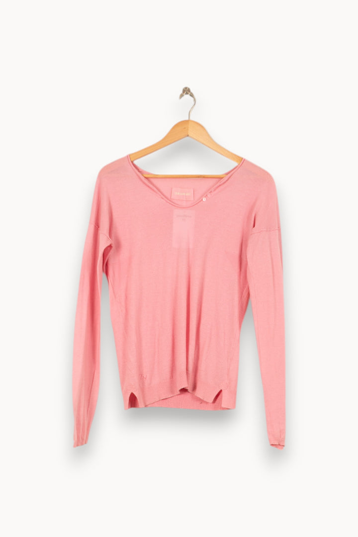 Pull Rose - Taille S/36 de la marque Zadig&Voltaire | PARAD55818 - Vendu par Paradigme - Image 2