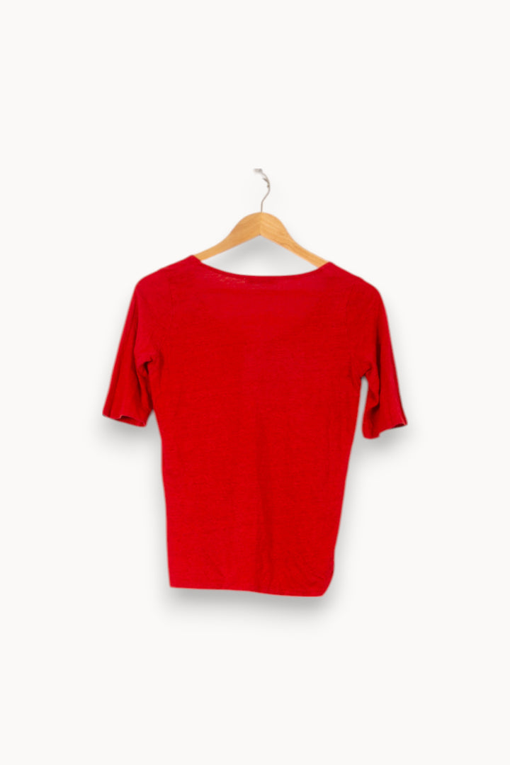 Tee-shirt Rouge - Taille S/36 de la marque ZAPA | PARAD55819 - Vendu par Paradigme - Image 4