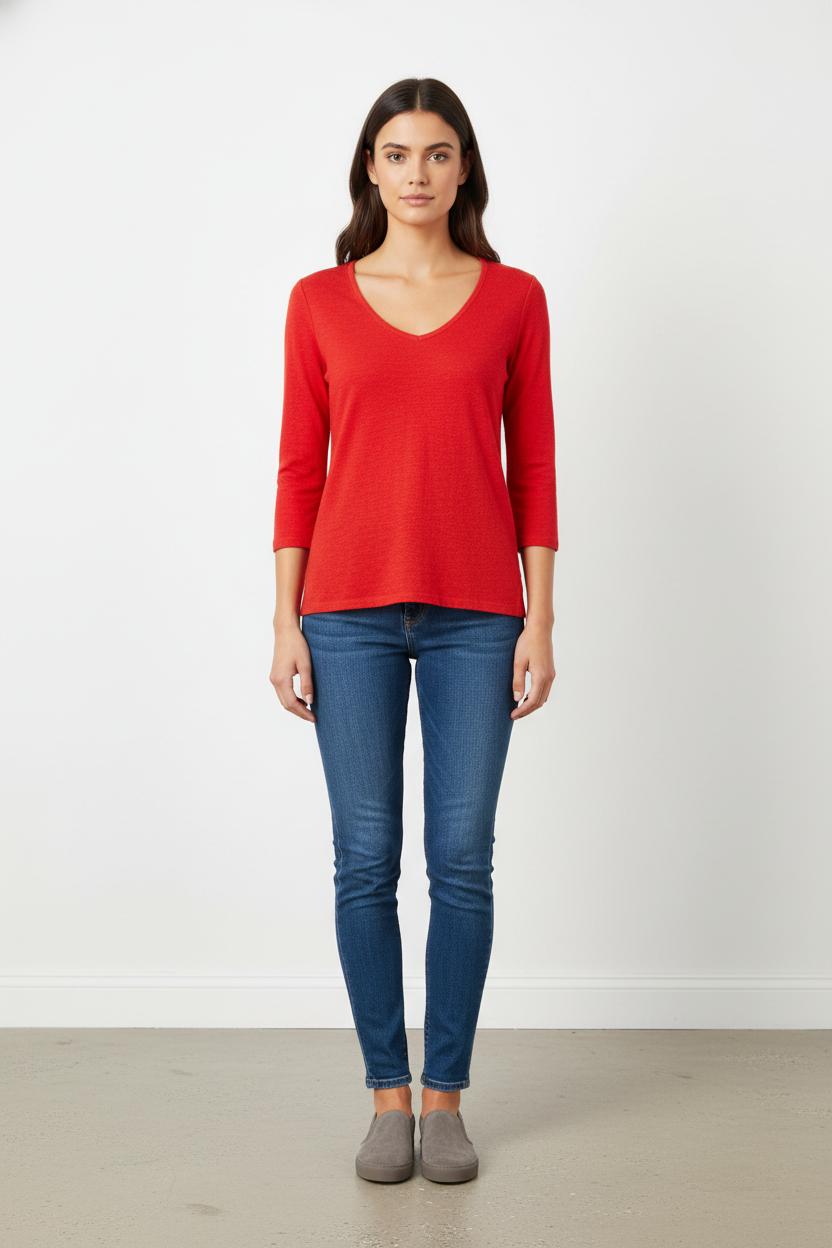Tee-shirt Rouge - Taille S/36
