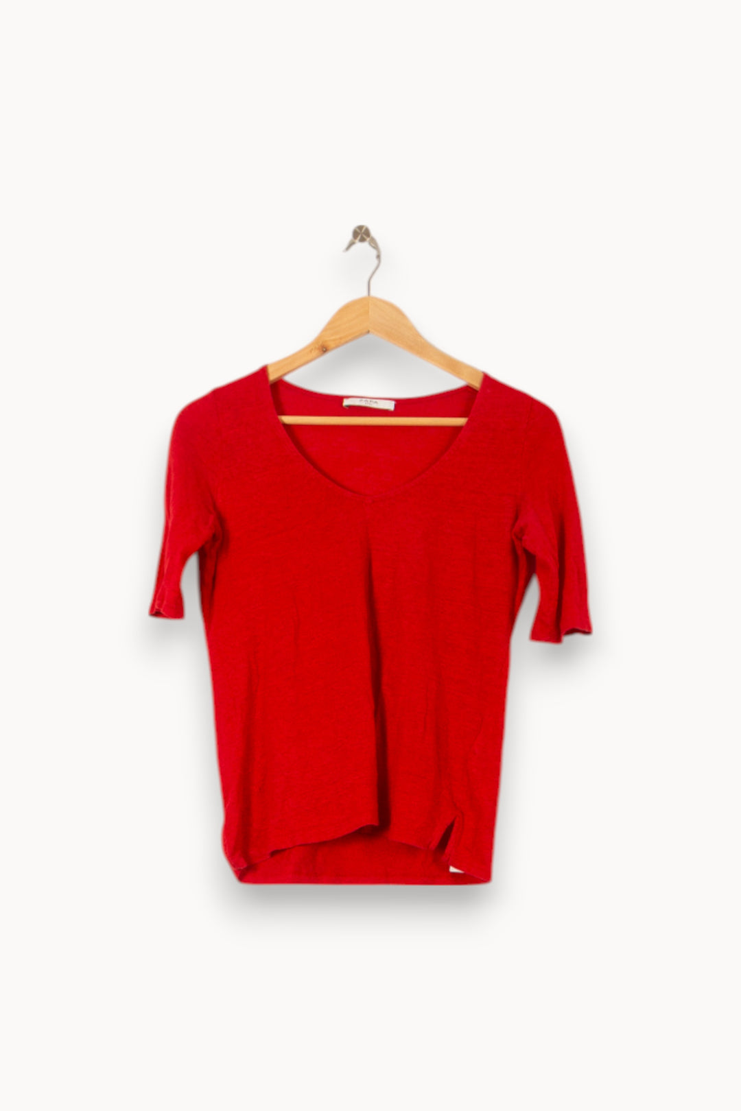 Tee-shirt Rouge - Taille S/36 de la marque ZAPA | PARAD55819 - Vendu par Paradigme - Image 2