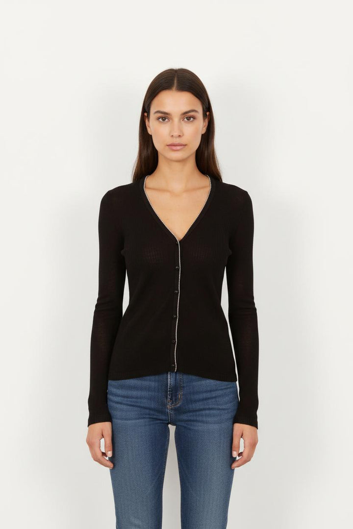 Cardigan Noir - Taille S/36