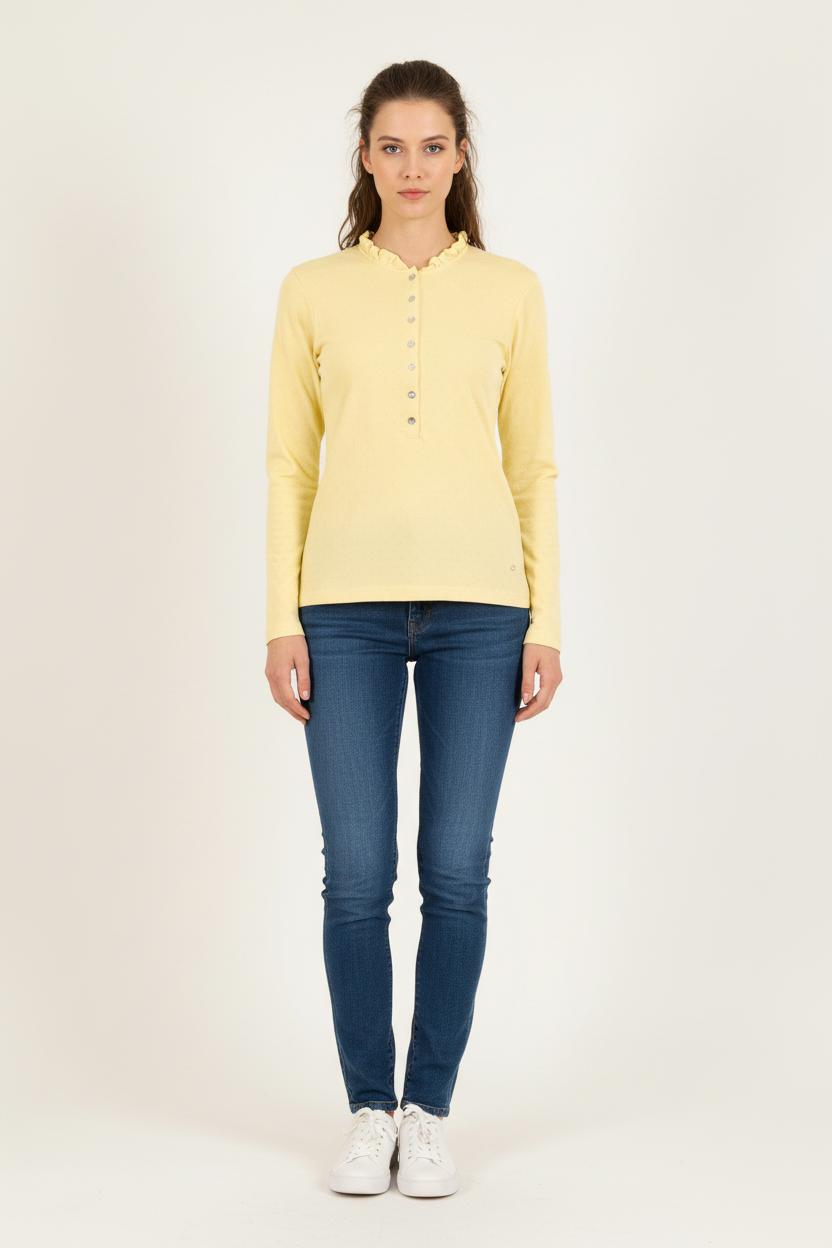 Tunique Jaune - Taille XS/34 de la marque Karl Marc John | PARAD55827 - Vendu par Paradigme - Image 1