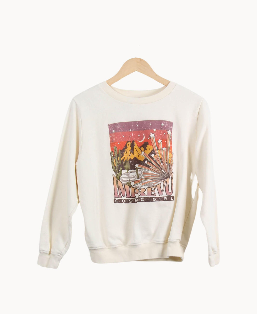 Sweatshirt Beige - Taille S/36 de la marque Imprevu | PARAD55831 - Vendu par Paradigme - Image 2