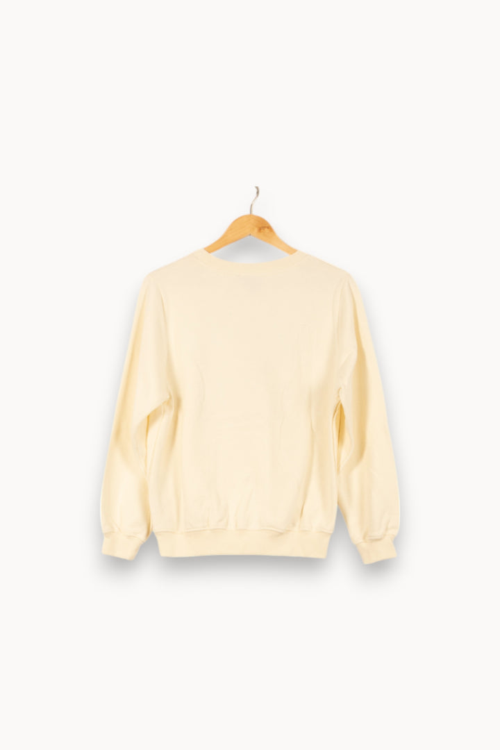 Sweatshirt Beige - Taille XS/34 de la marque Imprevu | PARAD55833 - Vendu par Paradigme - Image 4