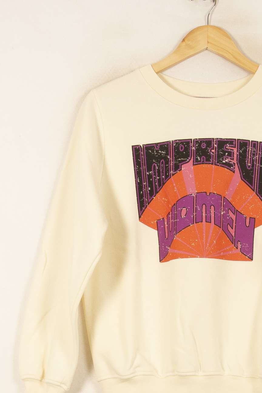 Sweatshirt Beige - Taille XS/34 de la marque Imprevu | PARAD55833 - Vendu par Paradigme - Image 3
