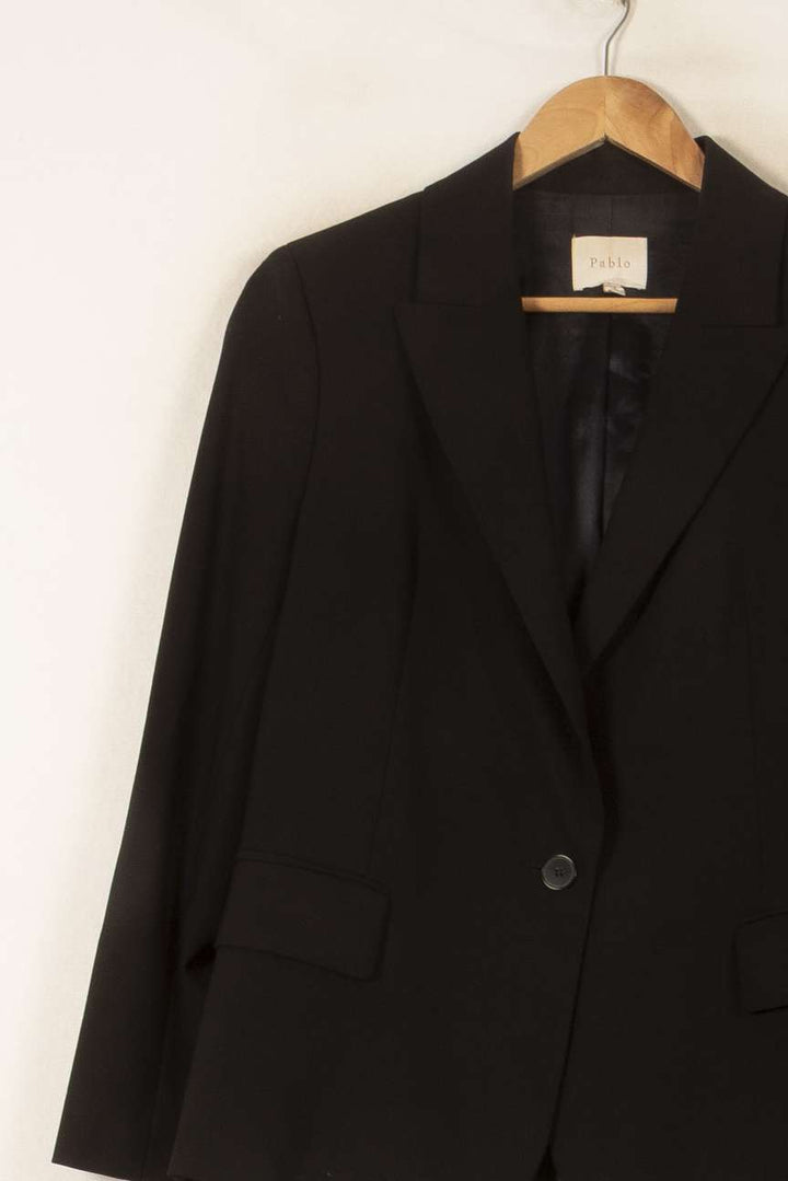 Blazer Noir - Taille S/36 de la marque Pablo | PARAD55837 - Vendu par Paradigme - Image 3