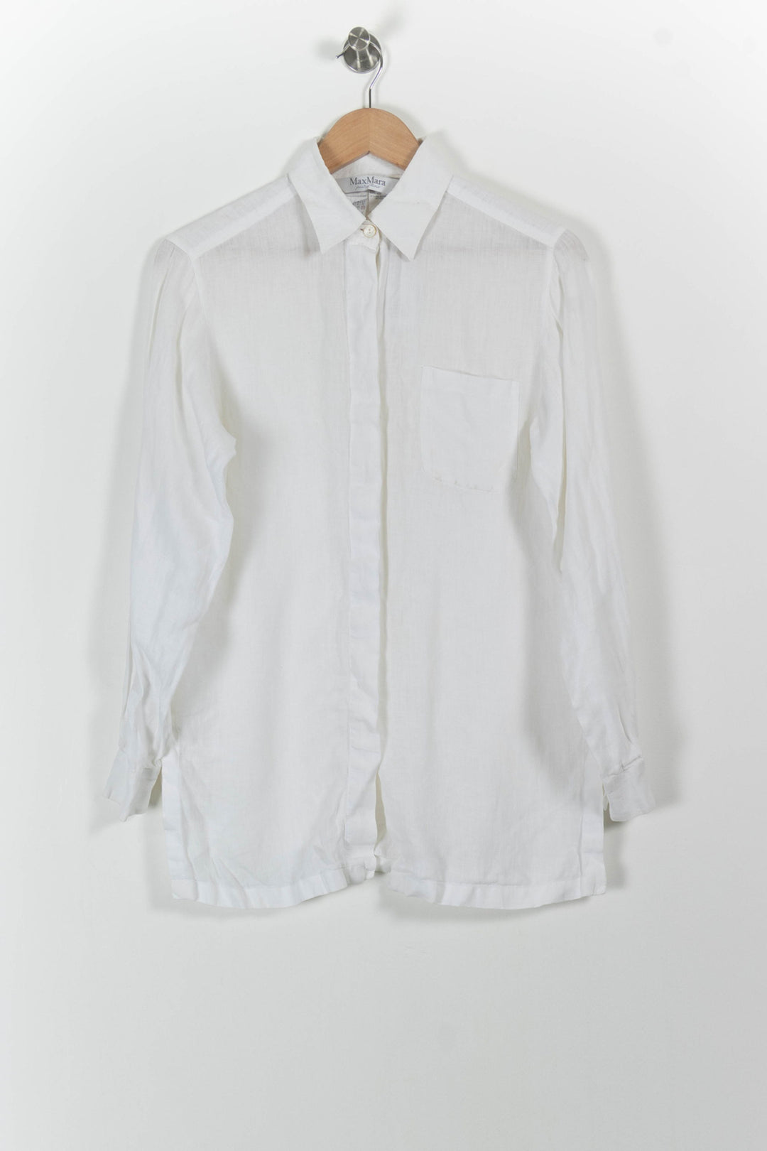 Chemise Blanche - Taille M/38 de la marque Max Mara | PARAD55841 - Vendu par Paradigme - Image 2