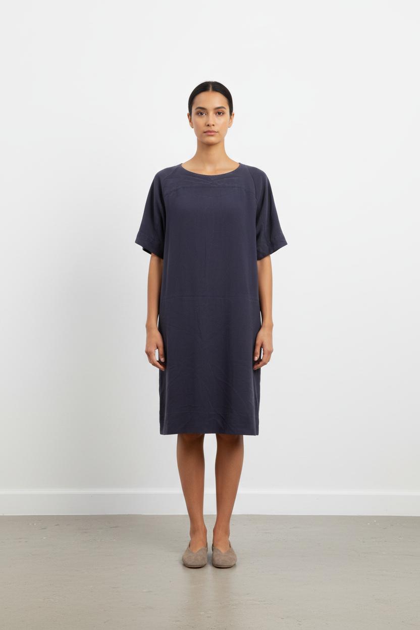 Robe Droite Bleue - Taille M/38