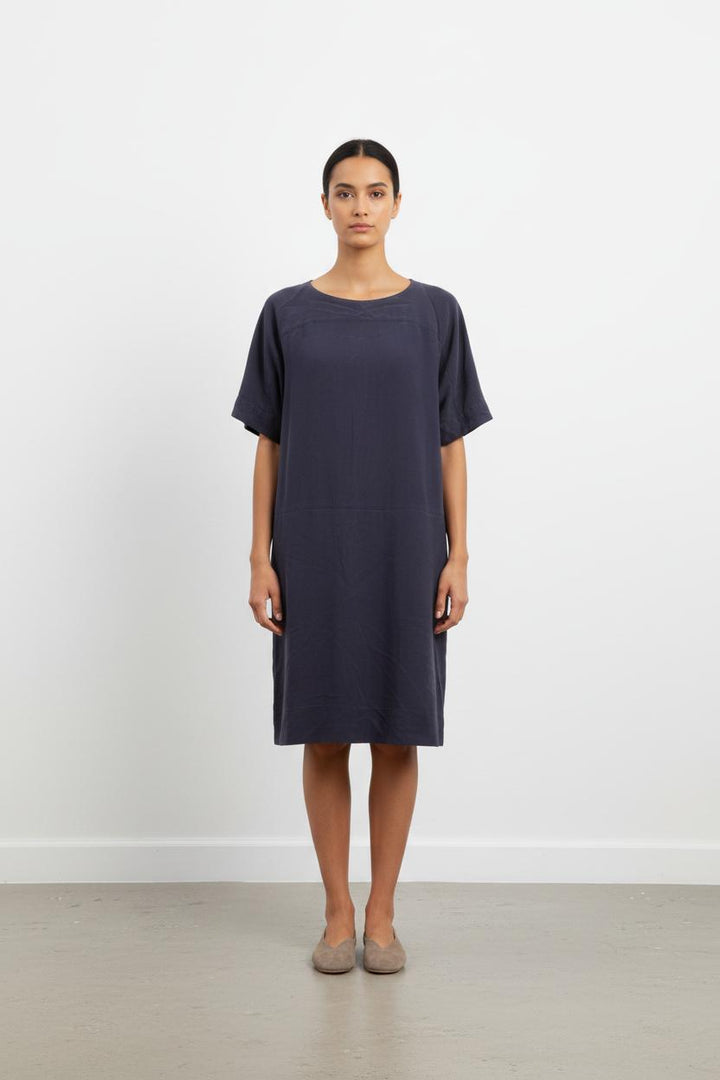 Robe Droite Bleue - Taille M/38