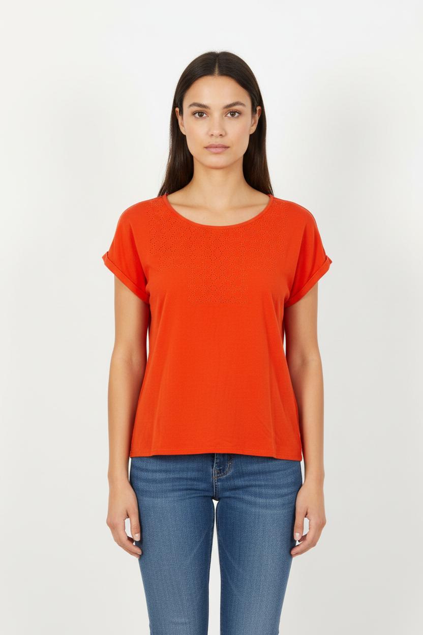 Blouse Orange - Taille L/40