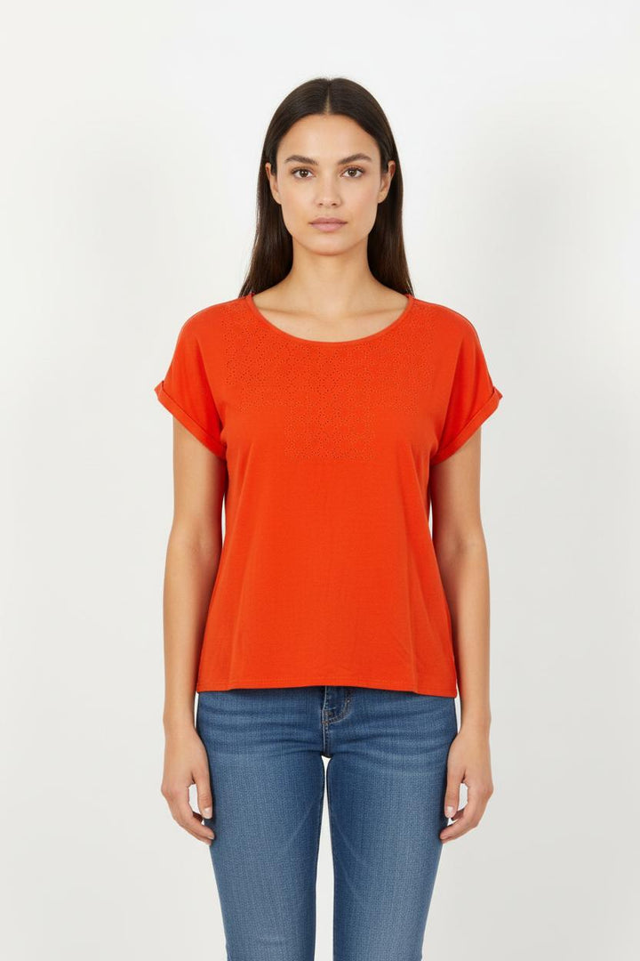Blouse Orange - Taille L/40