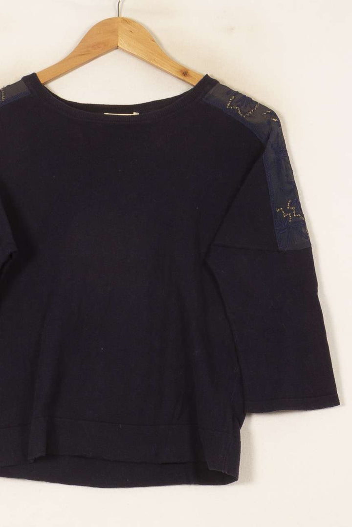 Pull Bleu - Taille S/36 de la marque Sessùn | PARAD55855 - Vendu par Paradigme - Image 3