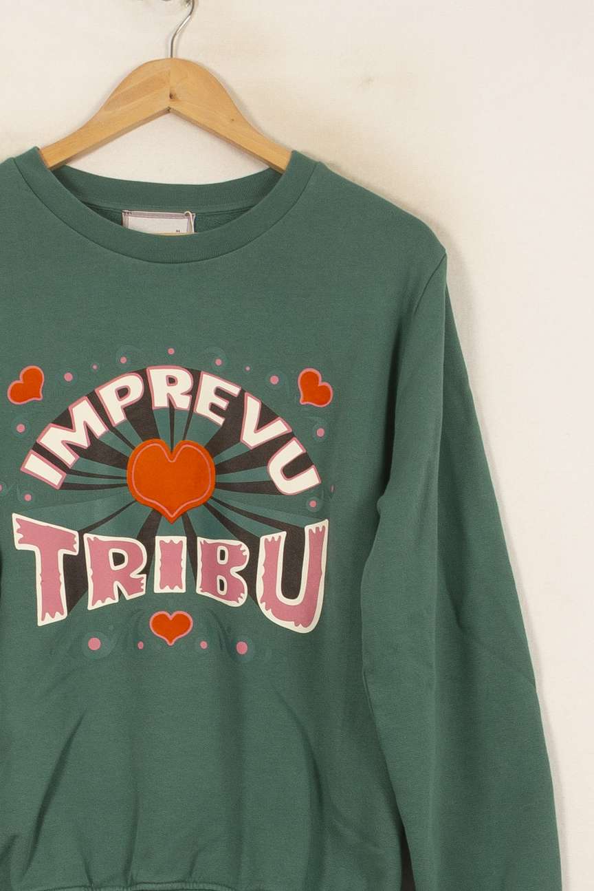 Sweat Vert - Taille S/36 de la marque Imprevu | PARAD55861 - Vendu par Paradigme - Image 3