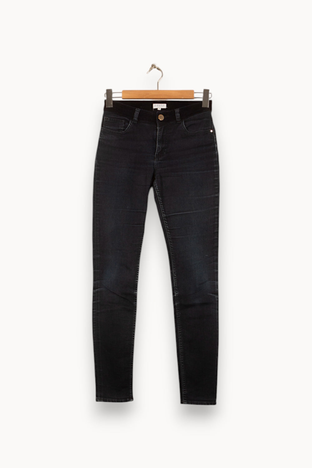 Jean Skinny Bleu Foncé - Taille S/36 de la marque Claudie Pierlot | PARAD55862 - Vendu par Paradigme - Image 2