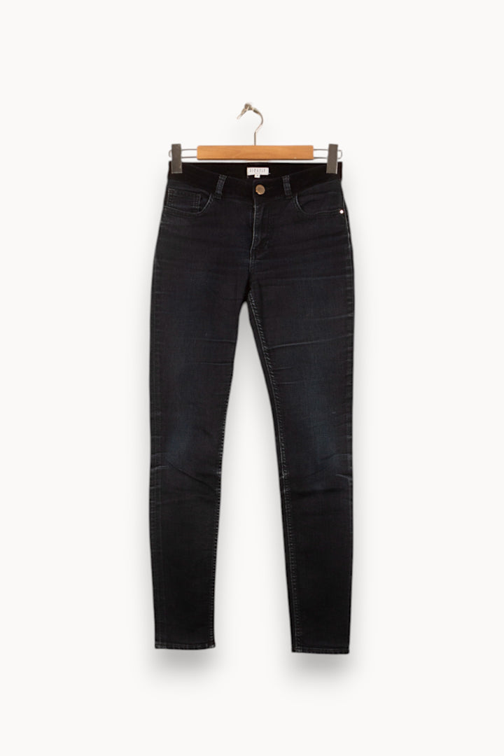 Jean Skinny Bleu Foncé - Taille S/36 de la marque Claudie Pierlot | PARAD55862 - Vendu par Paradigme - Image 2
