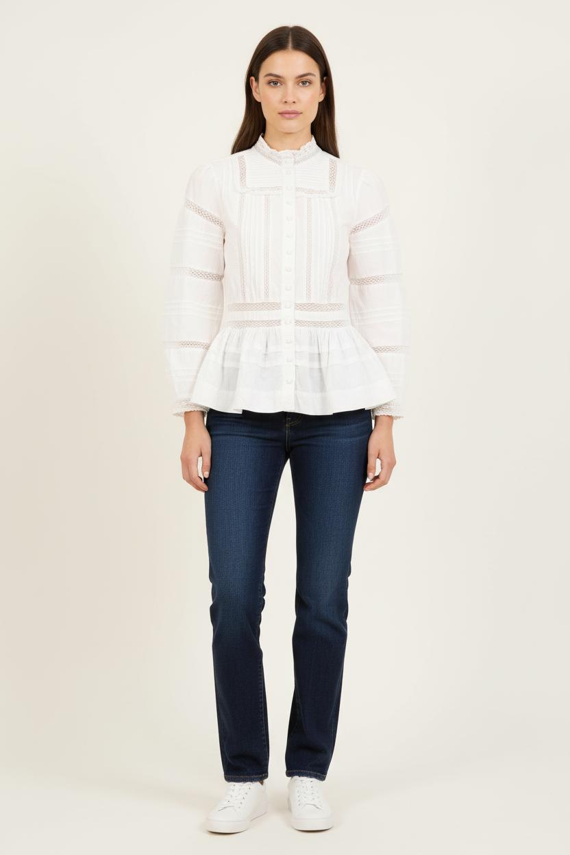 Blouse Blanche - Taille S/36 de la marque Maje | PARAD55866 - Vendu par Paradigme - Image 1
