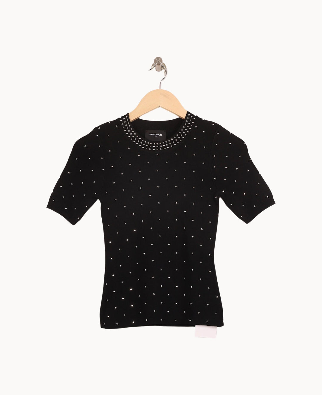 Pull Noir - Taille S/36 de la marque The Kooples | PARAD55867 - Vendu par Paradigme - Image 2