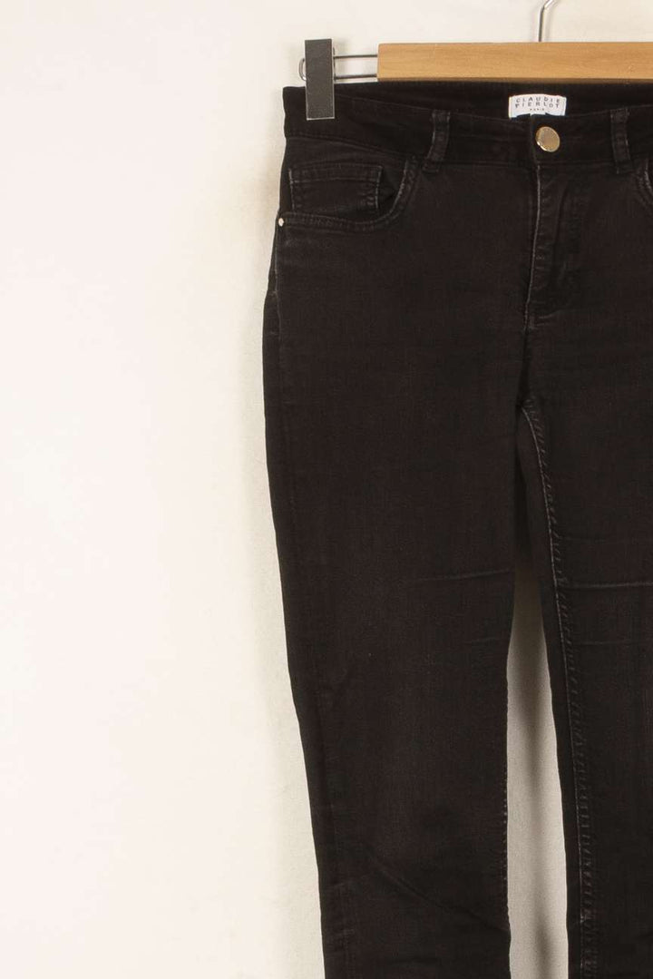 Jean Skinny Gris - Taille S/36 de la marque Claudie Pierlot | PARAD55872 - Vendu par Paradigme - Image 3