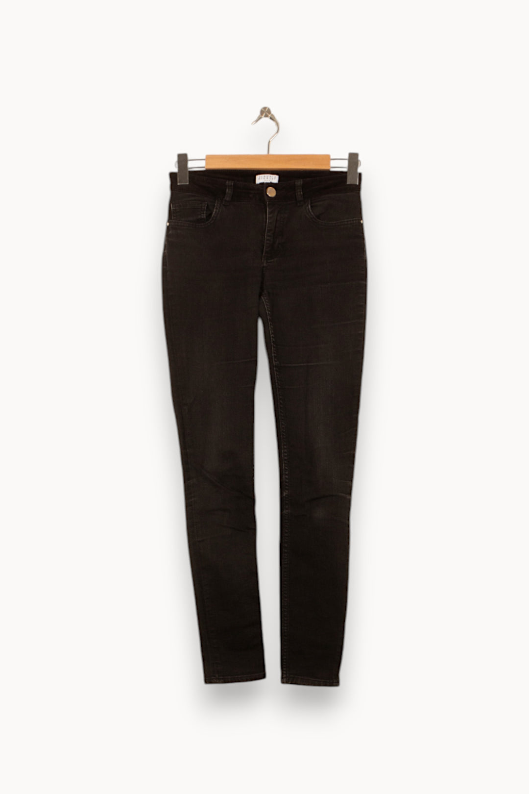 Jean Skinny Gris - Taille S/36 de la marque Claudie Pierlot | PARAD55872 - Vendu par Paradigme - Image 2