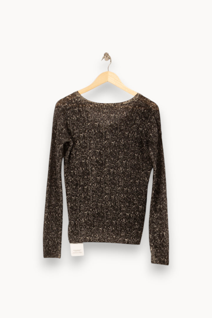 Pull Gris chiné - Taille XS/34 de la marque IKKS | PARAD55878 - Vendu par Paradigme - Image 4