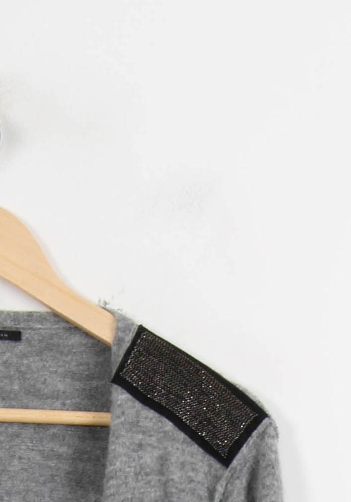 Cardigan Gris - Taille M/38 de la marque IKKS | PARAD55882 - Vendu par Paradigme - Image 3