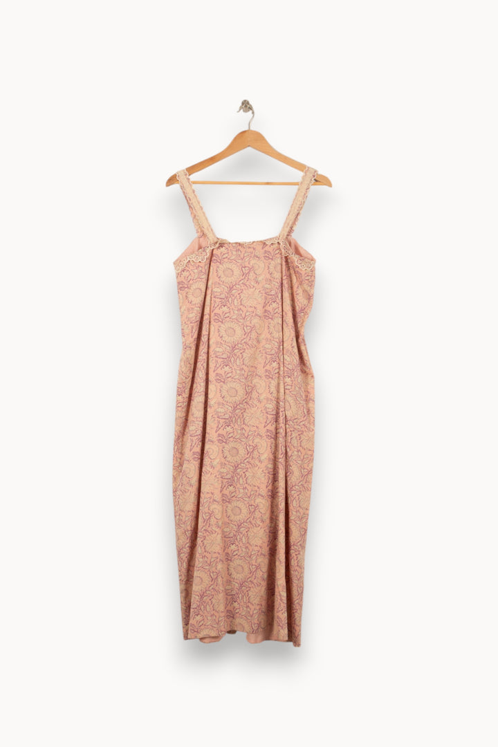 Robe Longue Rose et Jaune - Taille S/36 de la marque Louise Misha | PARAD55883 - Vendu par Paradigme - Image 4