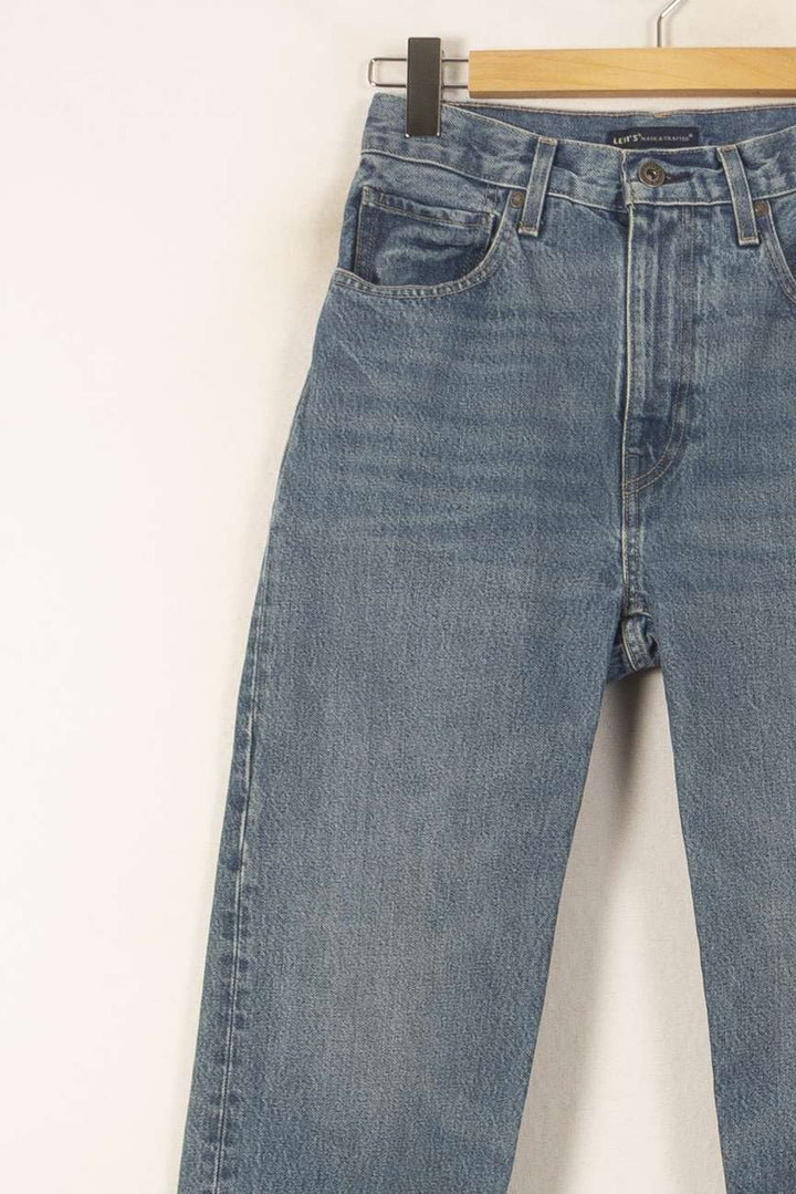 Jean Large Bleu - Taille XS/34 de la marque Levi's | PARAD55889 - Vendu par Paradigme - Image 3