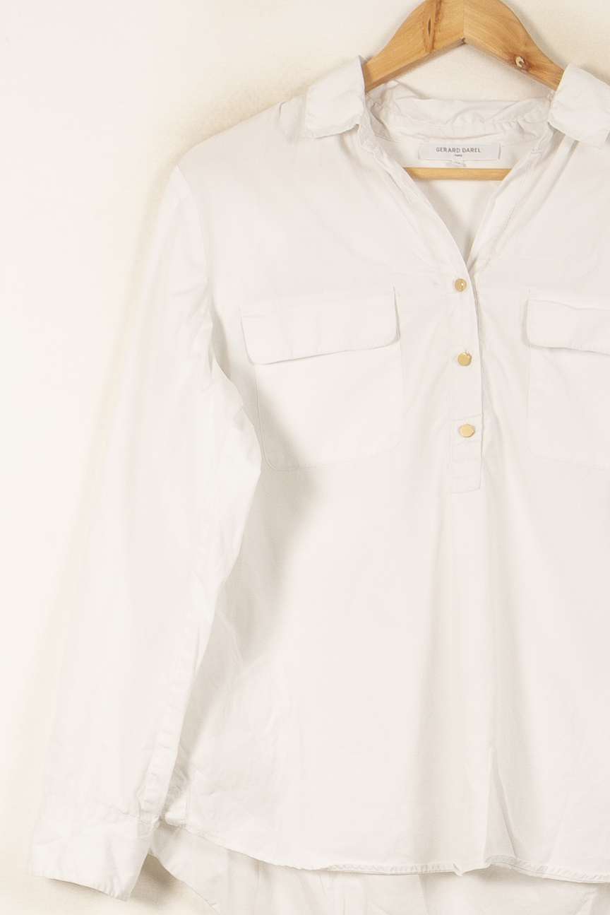 Chemise Blanche - Taille L/40 de la marque Gerard Darel | PARAD55893 - Vendu par Paradigme - Image 3