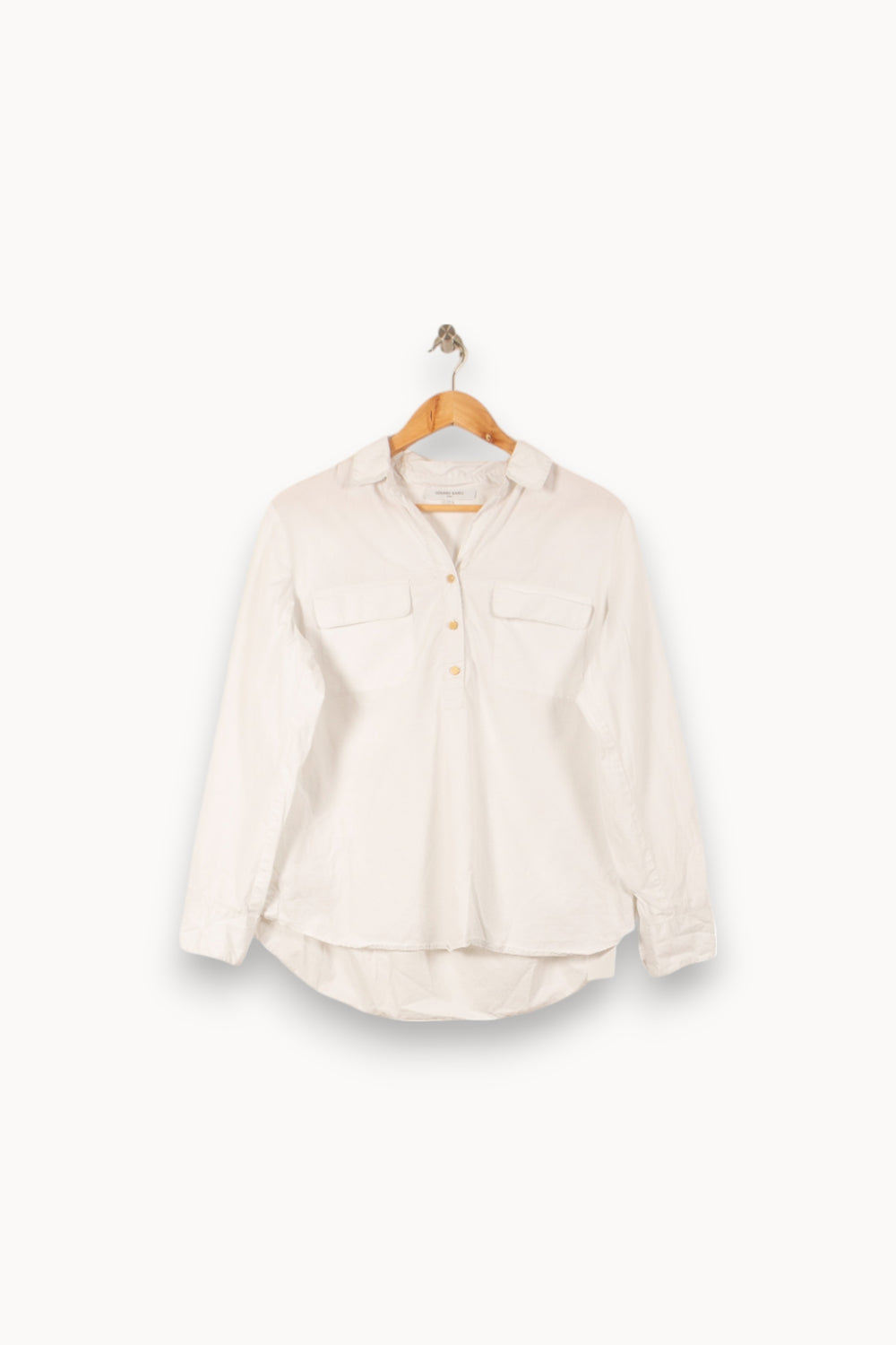Chemise Blanche - Taille L/40 de la marque Gerard Darel | PARAD55893 - Vendu par Paradigme - Image 2