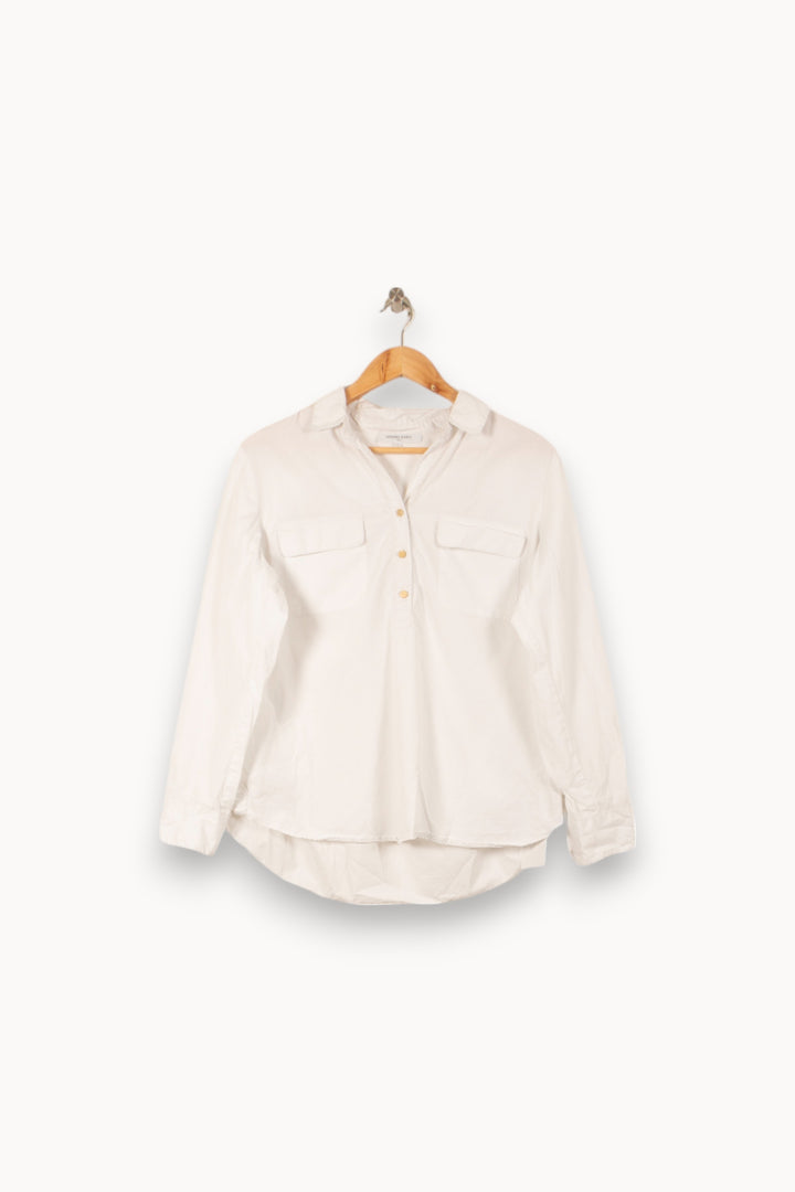 Chemise Blanche - Taille L/40 de la marque Gerard Darel | PARAD55893 - Vendu par Paradigme - Image 2
