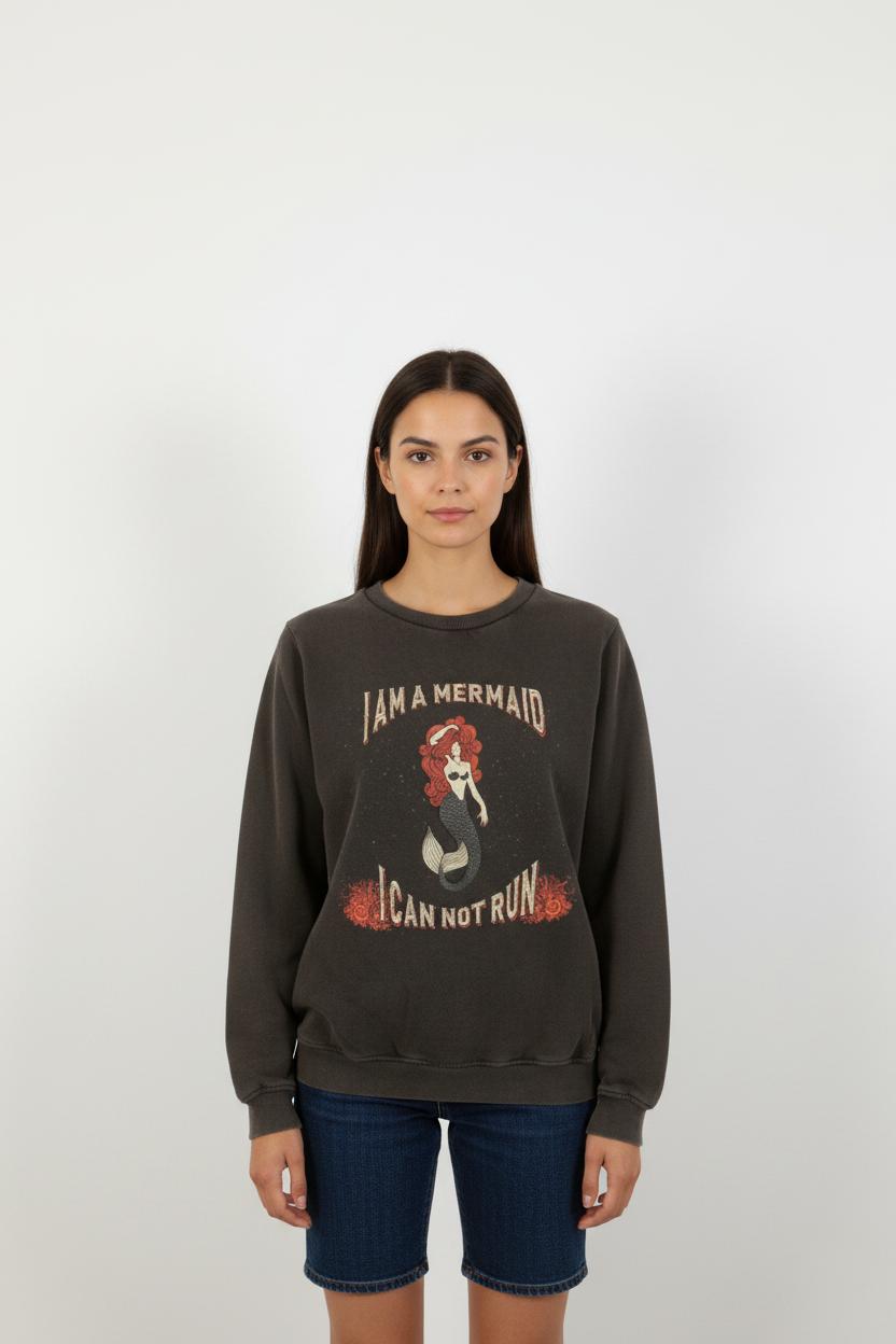 Sweatshirt Noir - Taille XS/34